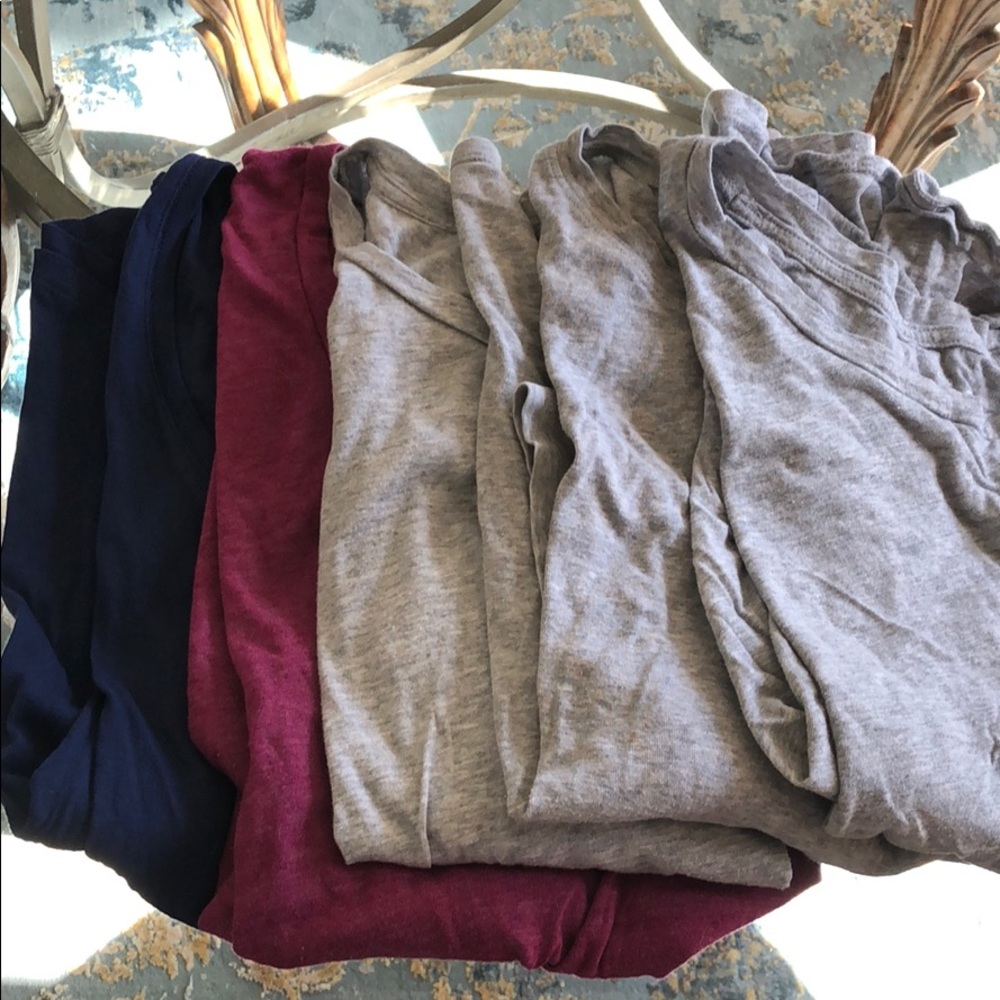 Multiple tee shirts